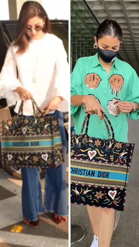 anushka sharma dior bag|anushka sharma wardrobe.